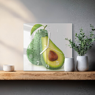 Orologio quadrato Avocado