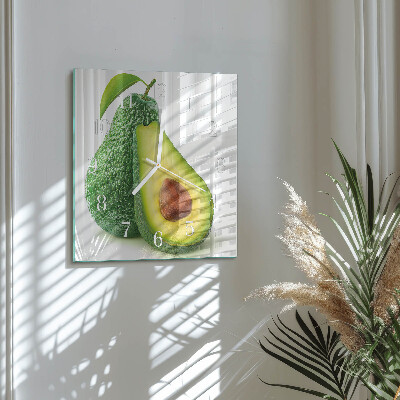 Orologio quadrato Avocado