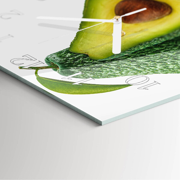 Orologio quadrato Avocado