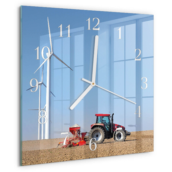 Orologio quadrato Campo di trattori