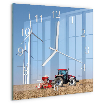 Orologio quadrato Campo di trattori