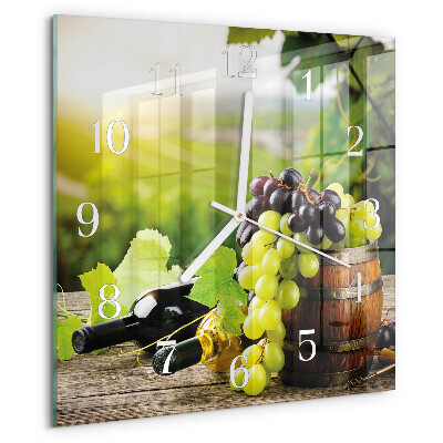 Orologio quadrato Vino d'uva