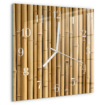 Orologio quadrato Bambù