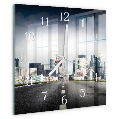 Orologio quadrato Città della strada