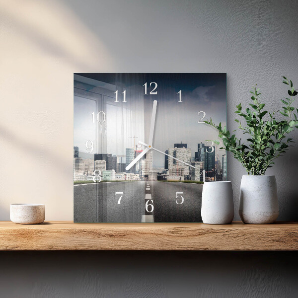 Orologio quadrato Città della strada