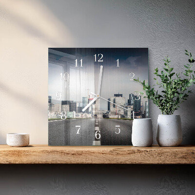 Orologio quadrato Città della strada