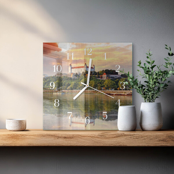 Orologio quadrato Castello sul fiume