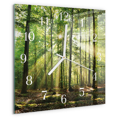 Orologio quadrato Natura della foresta