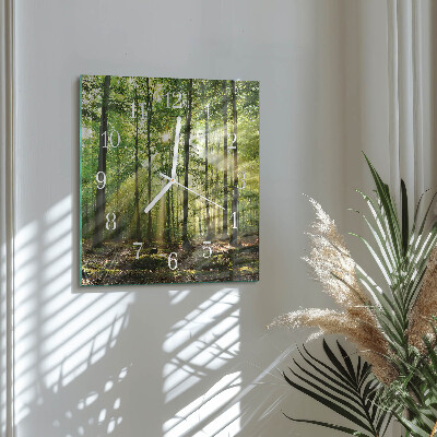 Orologio quadrato Natura della foresta