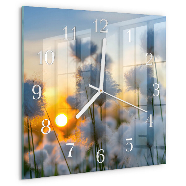 Orologio quadrato Cotone