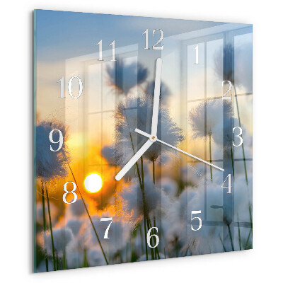 Orologio quadrato Cotone