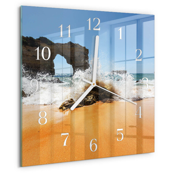Orologio quadrato Spiaggia