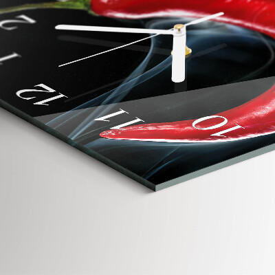 Orologio quadrato peperoncino