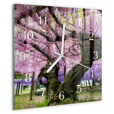Orologio quadrato Alberi