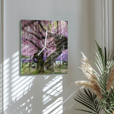 Orologio quadrato Alberi