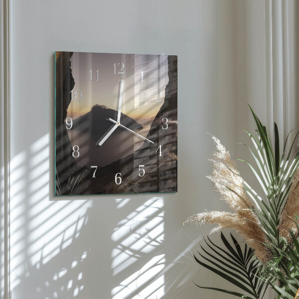 Orologio quadrato Montagna dell'Oceano
