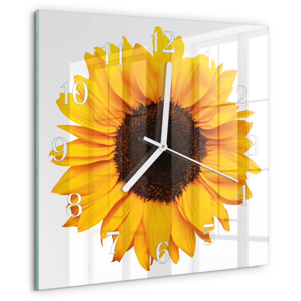 Orologio quadrato Girasole