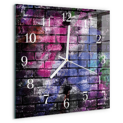 Orologio quadrato Mattone