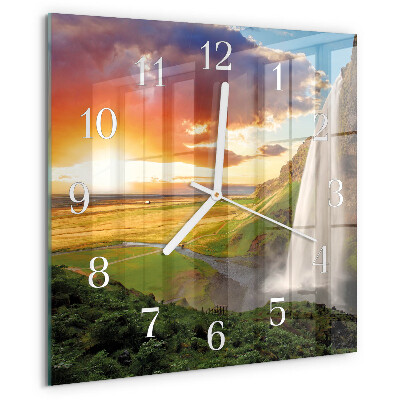 Orologio quadrato Cascata