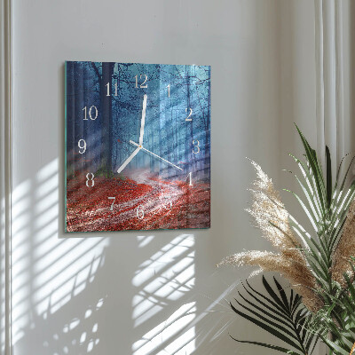 Orologio quadrato Sentiero forestale