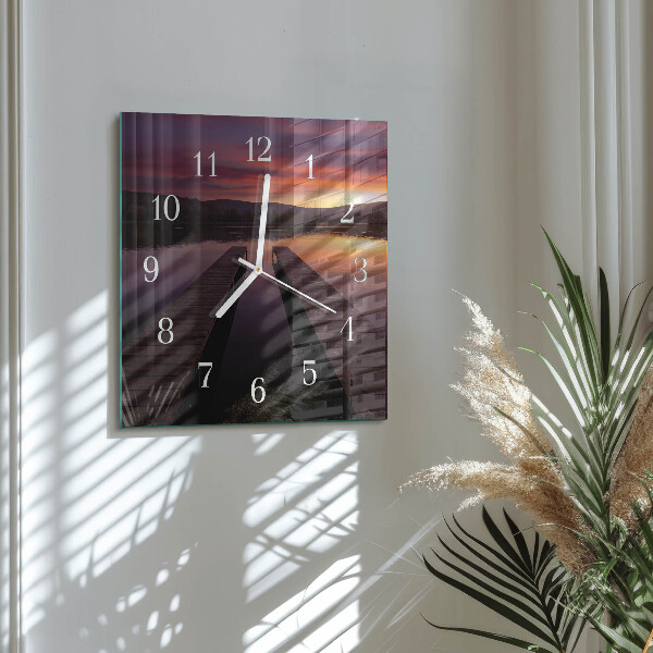 Orologio quadrato Tramonto