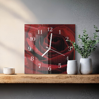Orologio quadrato Rosa