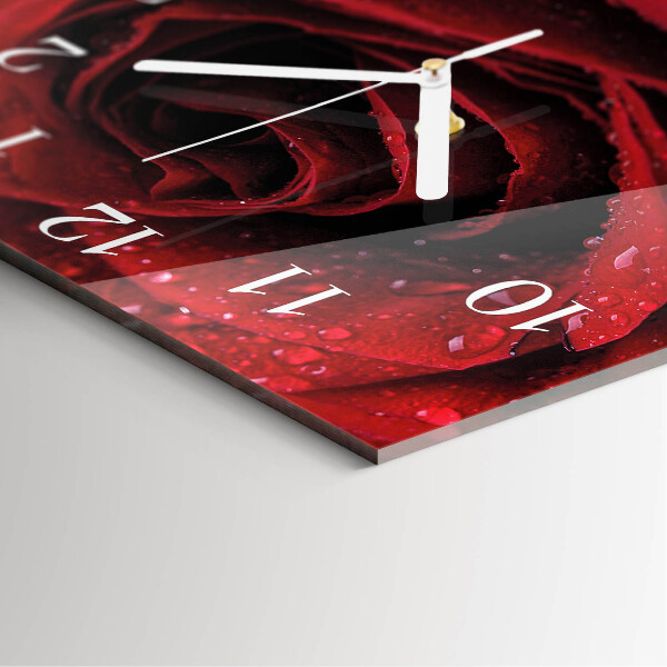Orologio quadrato Rosa