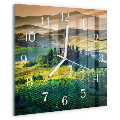 Orologio quadrato Paesaggio