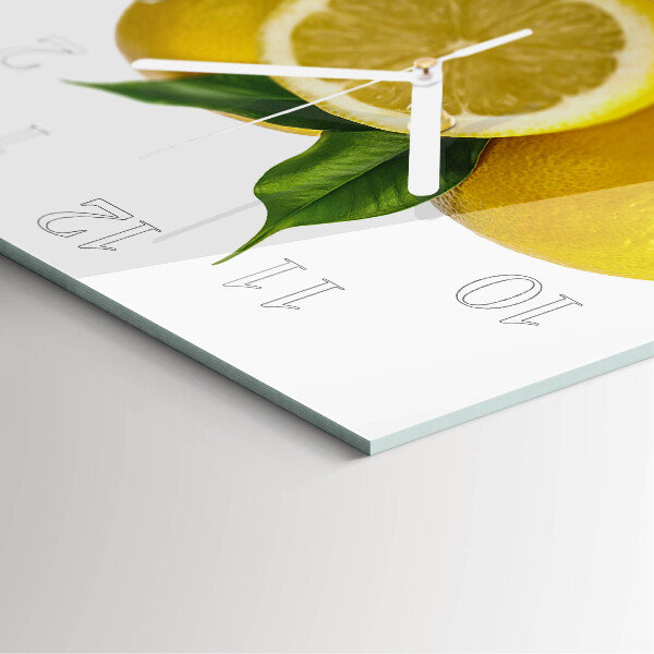 Orologio quadrato limoni