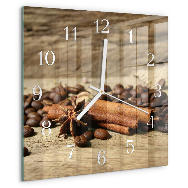 Orologio quadrato Anice e cannella