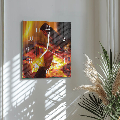 Orologio quadrato Fuoco
