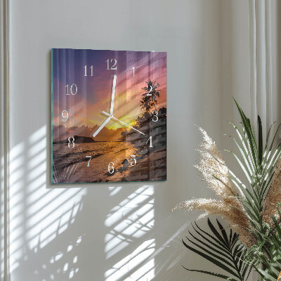 Orologio quadrato Tramonto