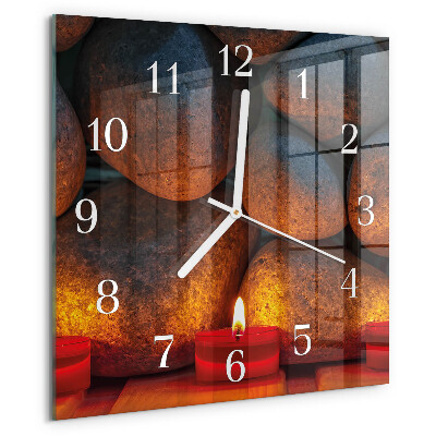 Orologio quadrato Pietre