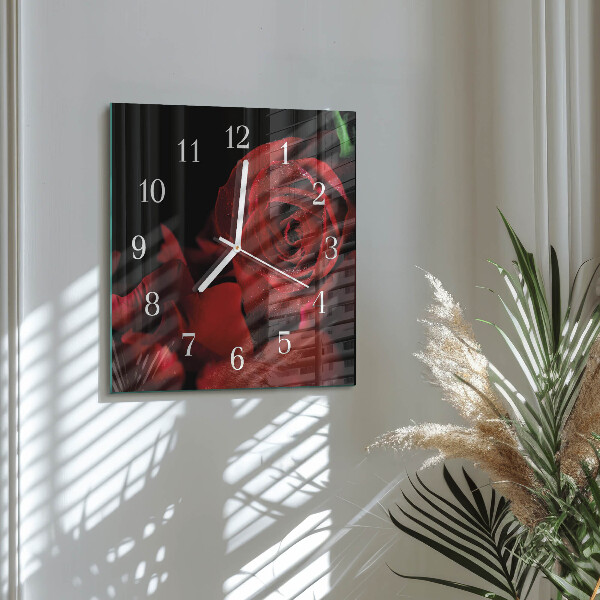 Orologio quadrato Rosa