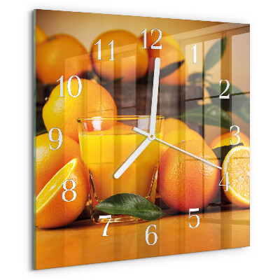 Orologio quadrato Arance