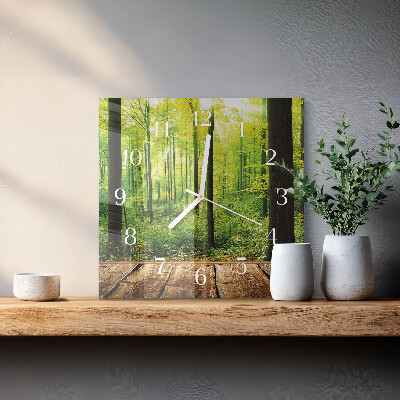 Orologio quadrato Foresta