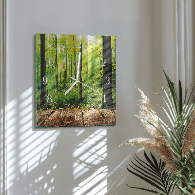 Orologio quadrato Foresta