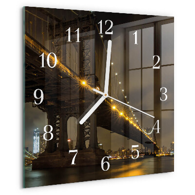 Orologio quadrato La notte del ponte