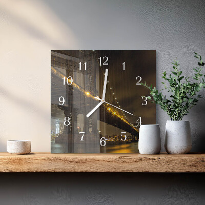 Orologio quadrato La notte del ponte