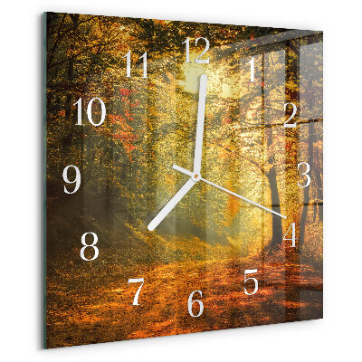 Orologio quadrato Autunno nella foresta