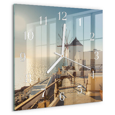 Orologio quadrato Santorini