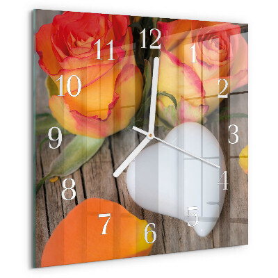 Orologio quadrato Cuore