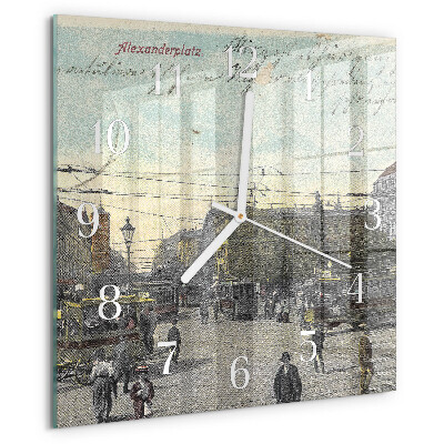 Orologio quadrato Cartolina