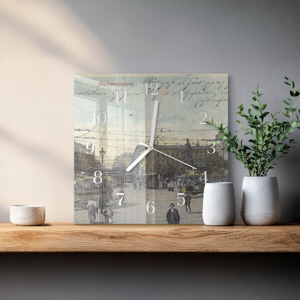 Orologio quadrato Cartolina