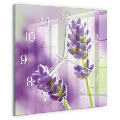 Orologio quadrato Lavanda