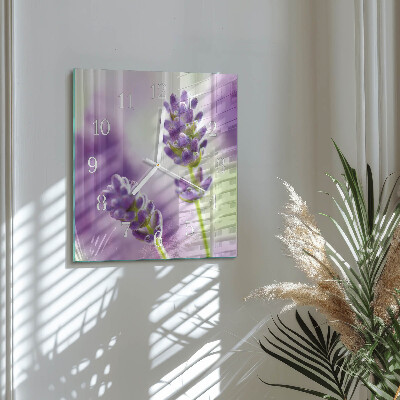 Orologio quadrato Lavanda