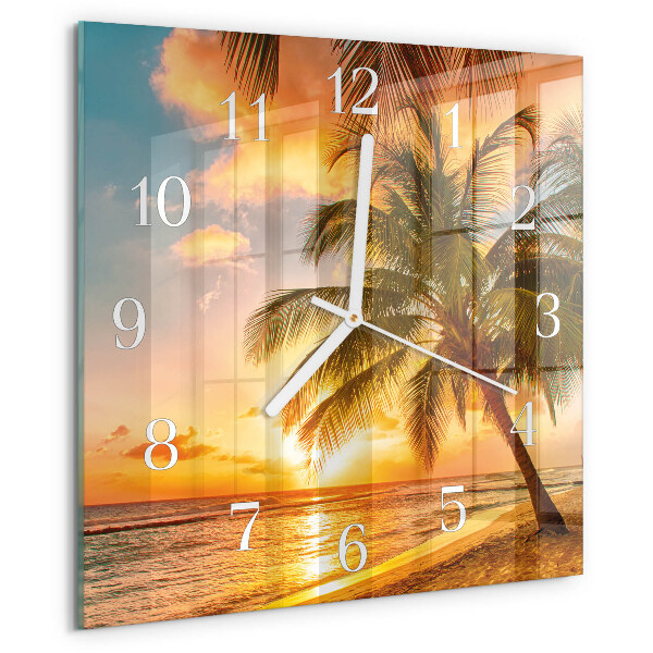 Orologio quadrato Tramonto