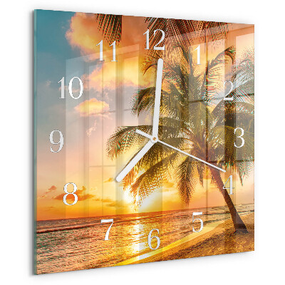 Orologio quadrato Tramonto