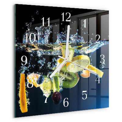 Orologio quadrato Frutta