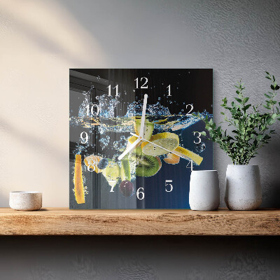 Orologio quadrato Frutta